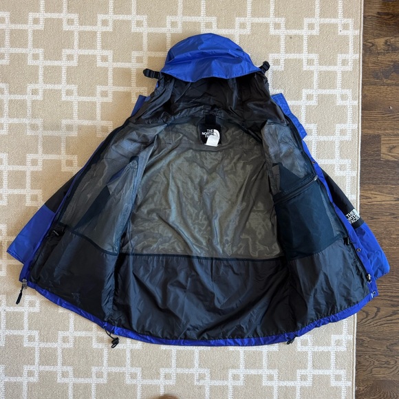 The North Face Vintage ‘90s GoreTex Ski Shell Jacket Outdoor Y2K Blue Black L - Picture 4 of 12